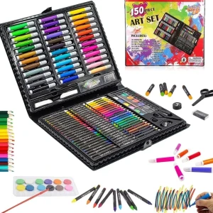 🎨 150 Pieces Art Set – All-in-One Drawing Kit! ✨