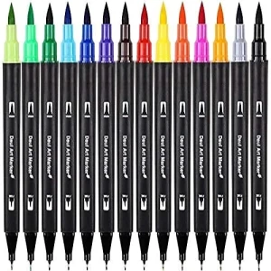 Art Marker & Brush Highlighter Pen