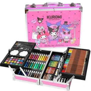 Kuromi Case Art Supplies Set